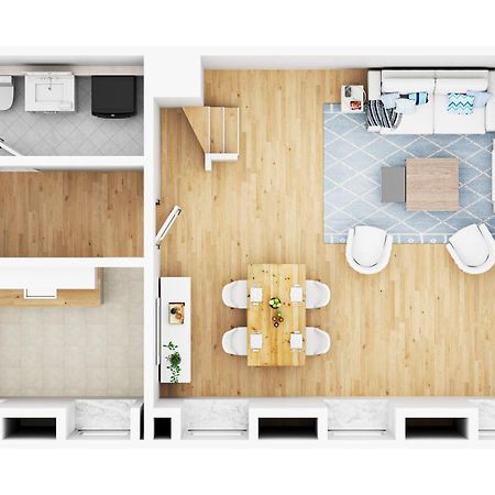 Fewo1846 - Lille Petuhtante II - Elegante Vintage-Wohnung Mit 2 Schlafzimmern Flensburg Bagian luar foto