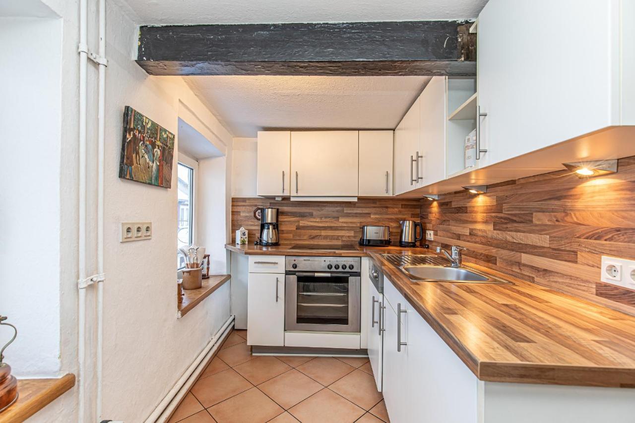 Fewo1846 - Lille Petuhtante II - Elegante Vintage-Wohnung Mit 2 Schlafzimmern Flensburg Bagian luar foto